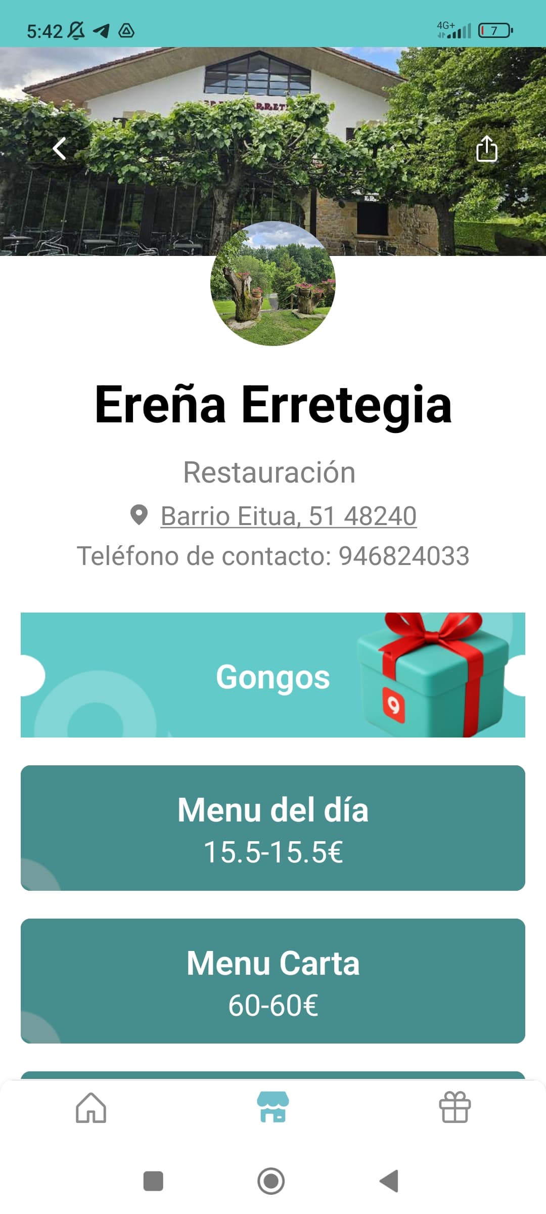 Ereña, comercio de Berriz