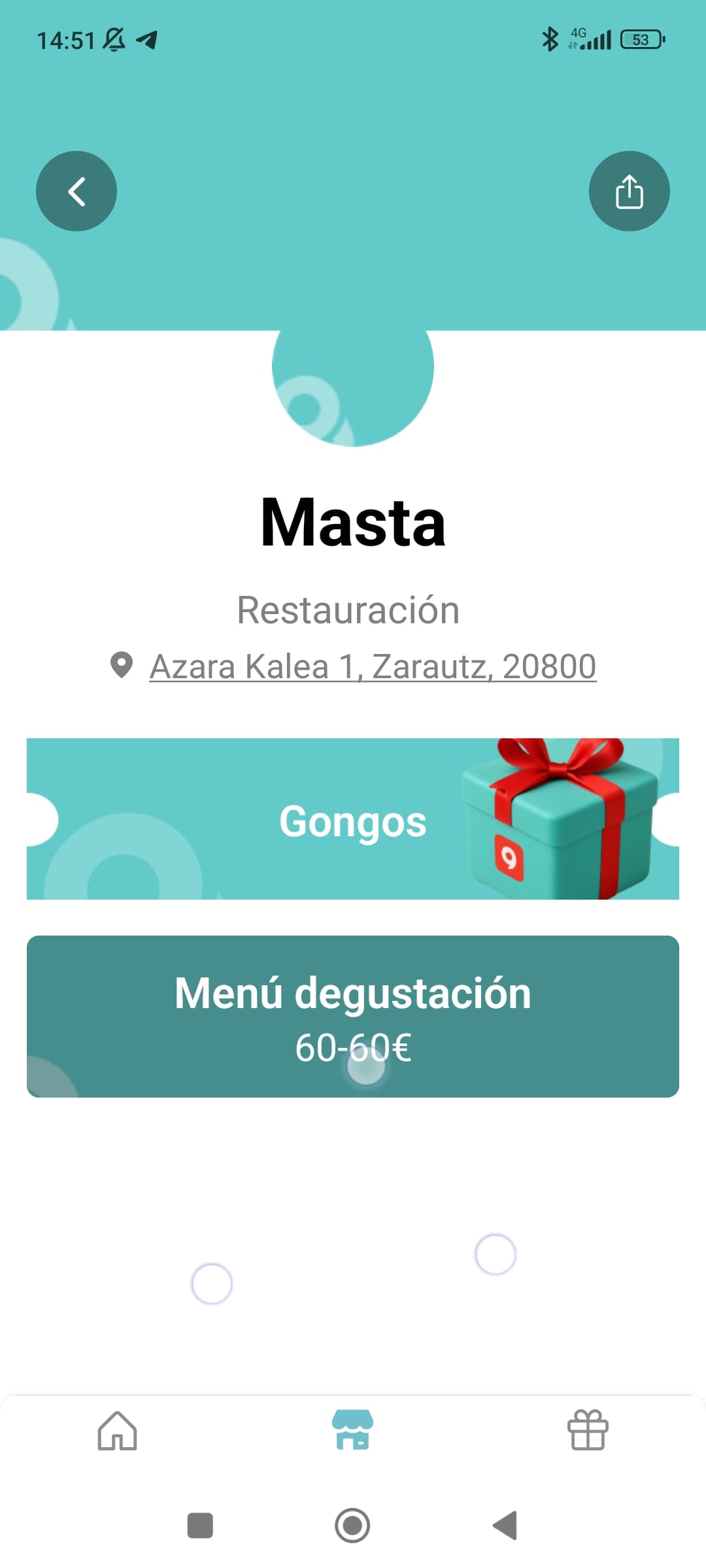 Masta, comercio de Zarautz
